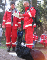 Rettungshunde-Prüfung im Freital